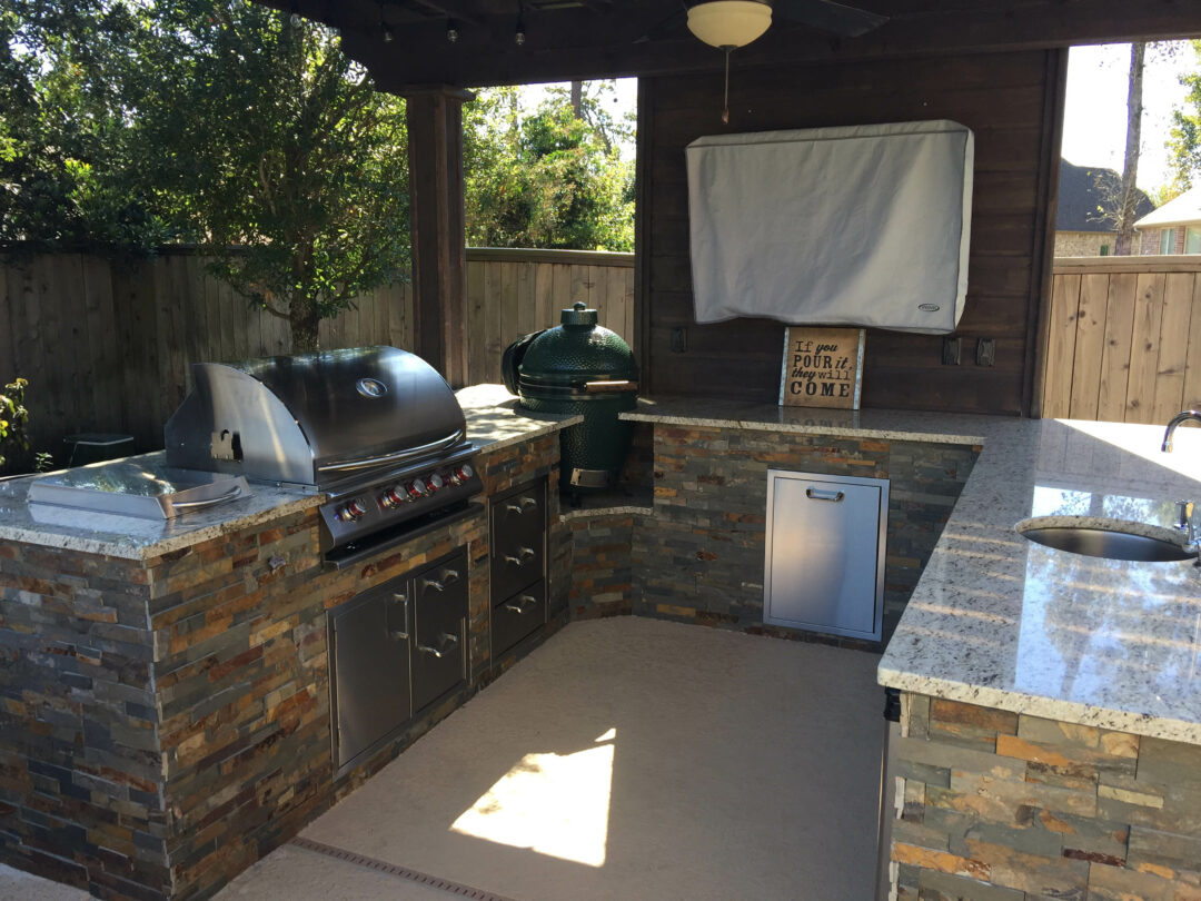 Designed and Created Outdoor Kitchen